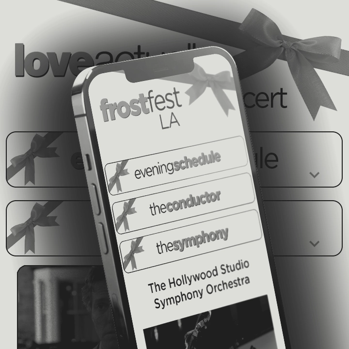 Portfolio Entry: Black Ink Productions - Love Actually Live in Concert